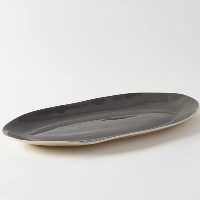 Black Oval Platter