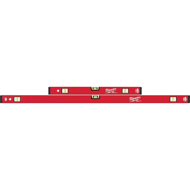 24 in./48 in. REDSTICK Magnetic Compact Box Level Set