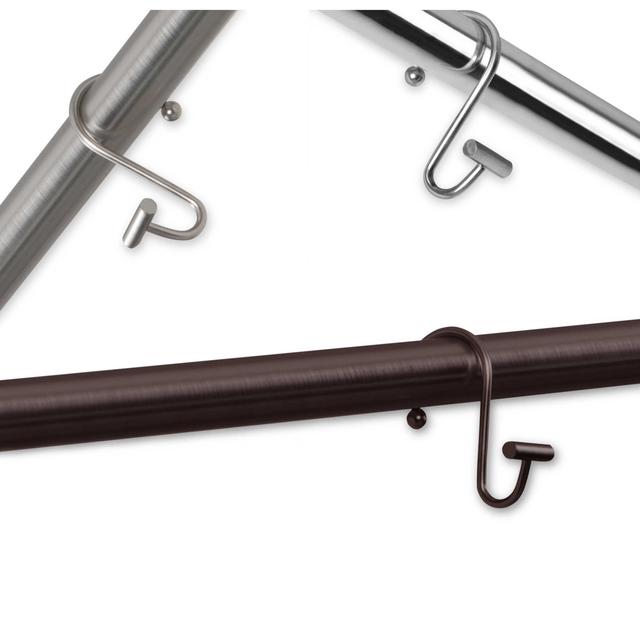The Gripper™ Barrel Metal Shower Curtain Hooks (Set of 12)
