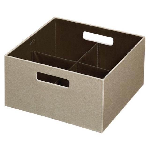 Rubbermaid Bento Half Cube with Pop-out Dividers