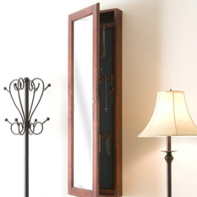 Wall Mount Jewelry Mirror