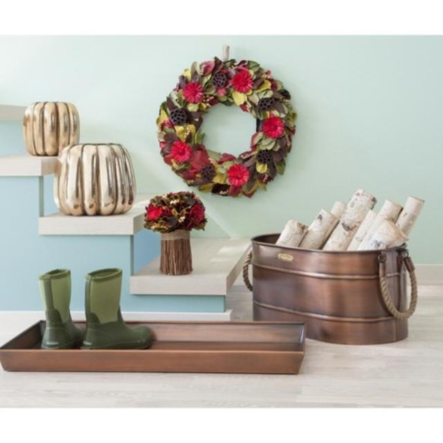 Smith & Hawken® Copper Boot Tray 31x15.2x2.3"
