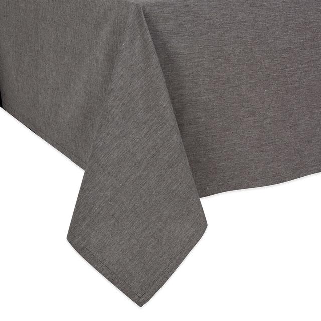 Chambray 70-Inch x 90-Inch Oblong Tablecloth in Black
