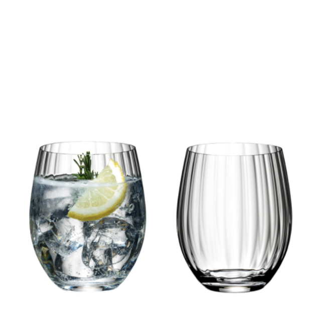 RIEDEL Tumbler Collection Optical O Long Drink, Set of 2