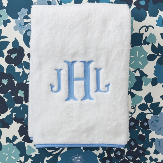 Weezie Piped Edge Bath Towel