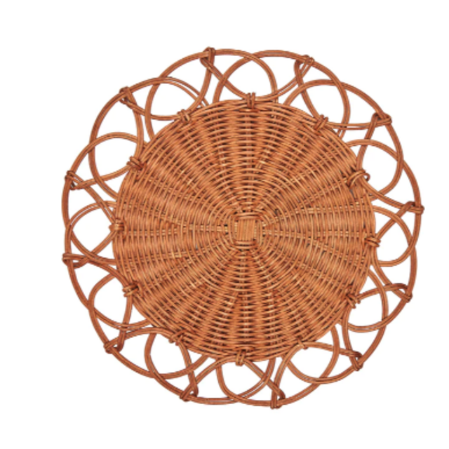 Walnut Wicker Table Mat