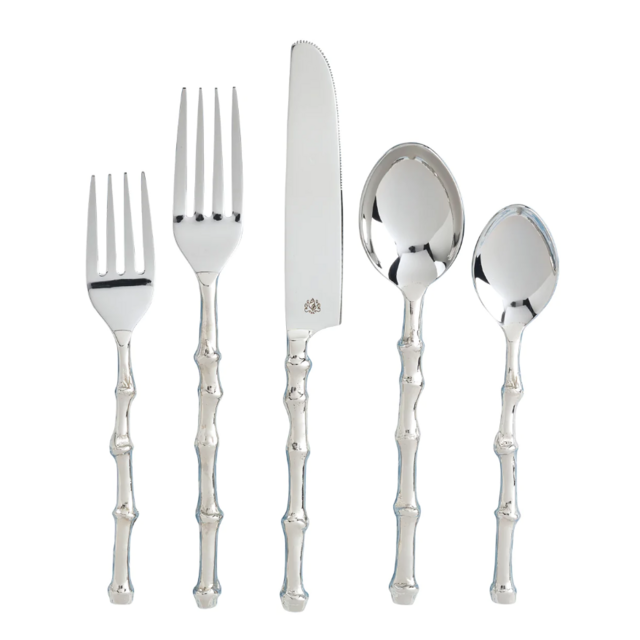 Bamboo Metal Flatware