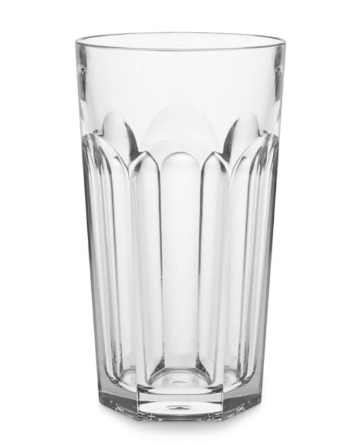 DuraClear® Large Faceted Tumblers, Set of 6