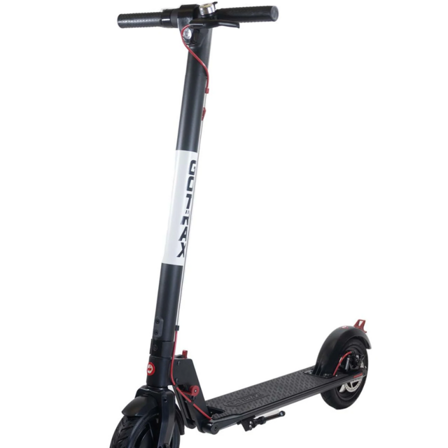 Two fold-up electric scooters