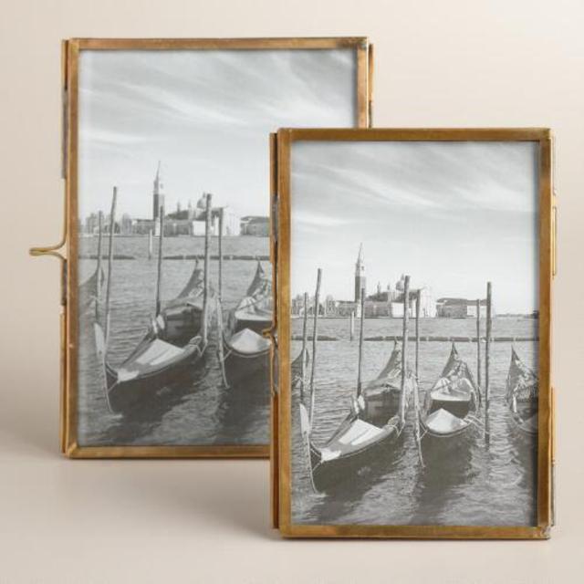 Brass Metal Prism Frame