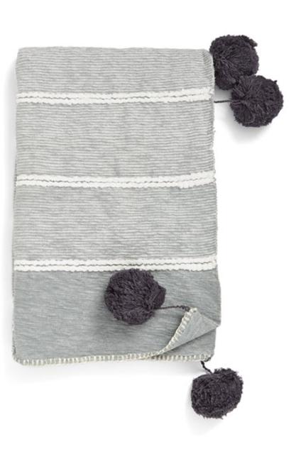 'Feather Stripe' Throw Blanket