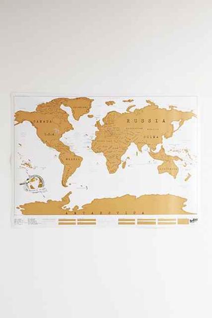 Scratch Off World Map
