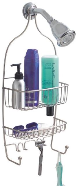 InterDesign Raphael Shower Caddy, Satin