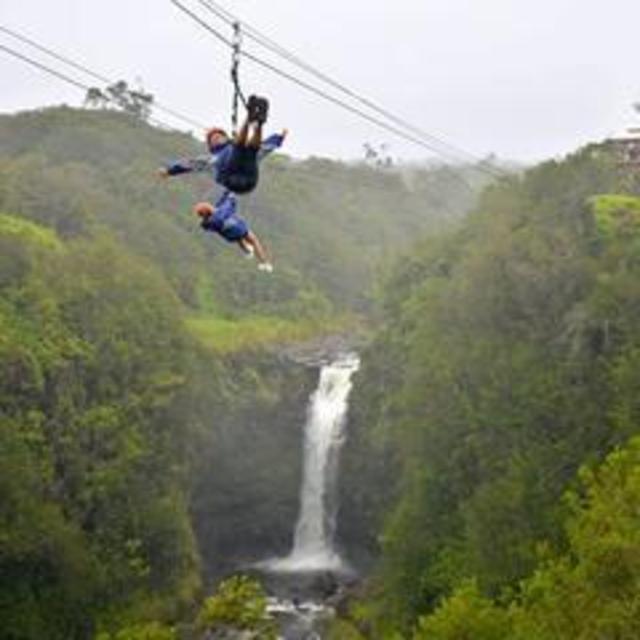 Jungle Ziplining on the Big Island