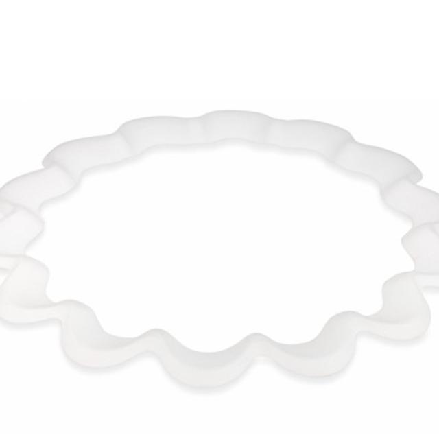 Ruffled Silicone Pie Crust Shield