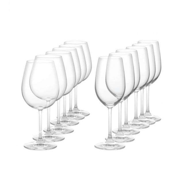 Vintage Full Body Red & Classic White Wine, Set of 12