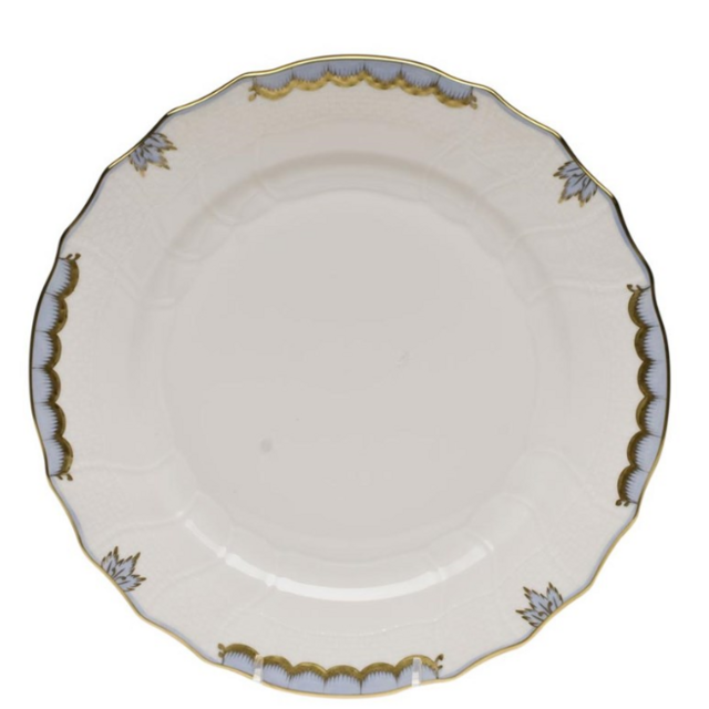 Herend Princess Victoria Light Blue Dinner Plate