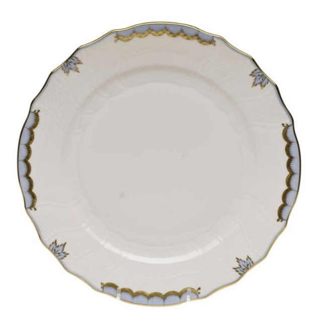 Herend Princess Victoria Light Blue Dinner Plate
