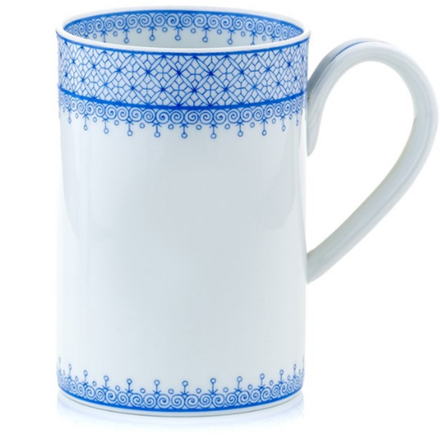 Mottahedeh Cornflower Lace Mug
