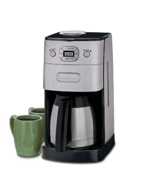 Cuisinart DGB-650BC Grind-and-Brew Thermal 10-Cup Automatic Coffeemaker, Brushed Metal