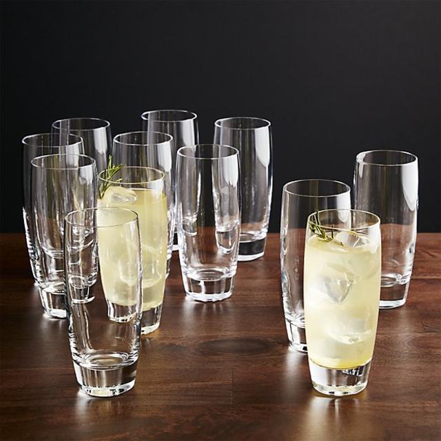 Set of 12 Otis Tall Drink Glasses