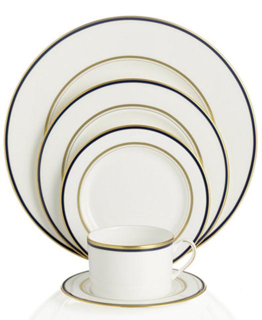 kate spade new york Library Lane Navy 5-Piece Place Setting