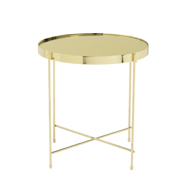 Theo Side Table, Gold