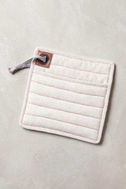 Portsmouth Potholder- white and blue