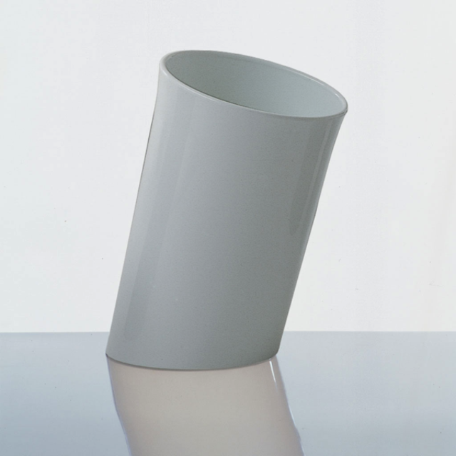Danese Milano - In Attesa Wastebasket - Opaline