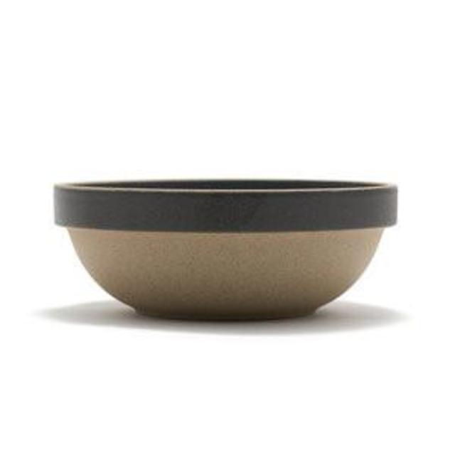 Hasami Porcelain Round Bowl, 185 cm x H55cm, Black