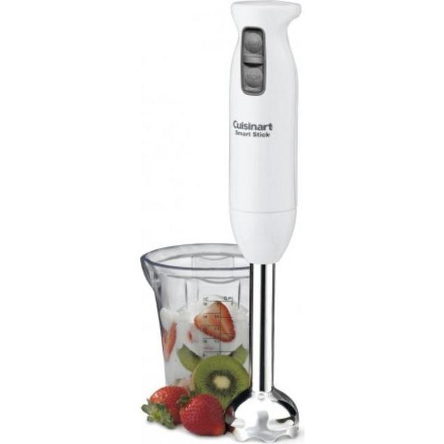 Cuisinart - White Smart Stick Two-Speed Hand Blender with Chopper Attachment - CSB-75C