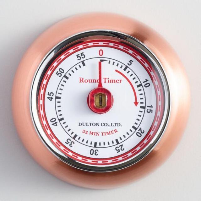 Retro Copper Magnetic Timer