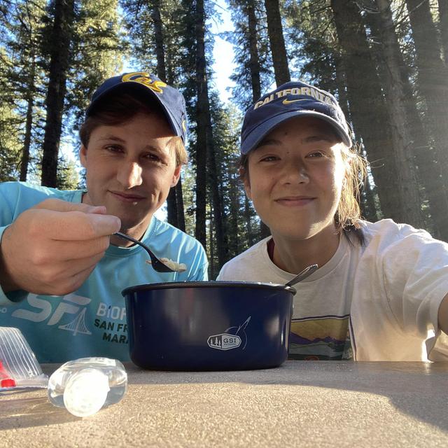 Dinner on our Honeymoon