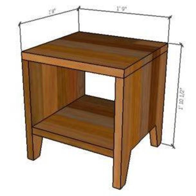 Custom Made End Table