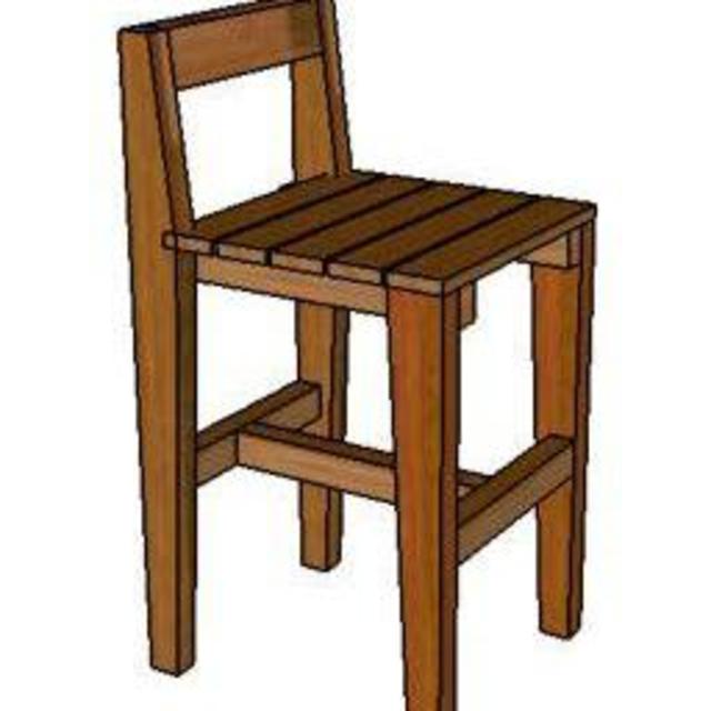 4 Custom Made Wooden Stools