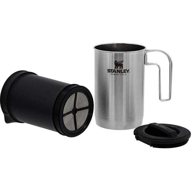 Stanley Adventure All-In-One Boil + Brew French Press , Silver , 32oz