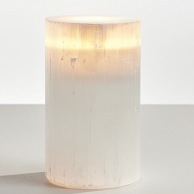 Selenite Votive (large)