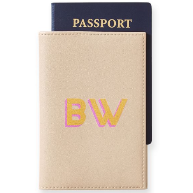 His & Hers Vegan Leather Passport Case