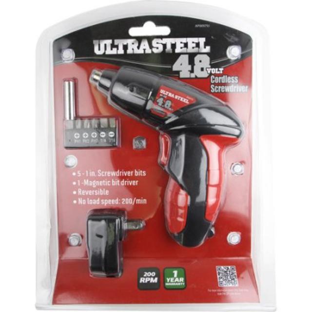 Ultra Steel 4.8v Cordless Screwdriver