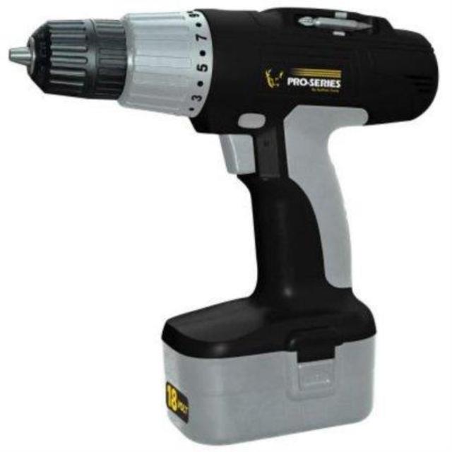 Pro-Series 18 Volt Cordless Drill
