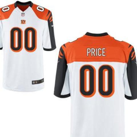 Nike Men’s Cincinnati Bengals Customized Game White Jersey
