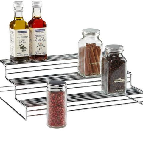 3-Tier Chrome Cabinet Organizer
