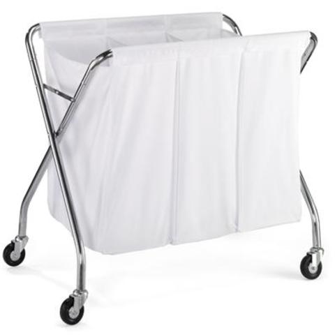 Heavy-Duty 3-Bin Laundry Sorter