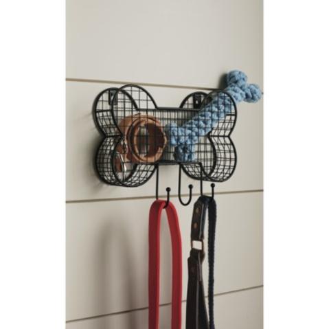 Dog Bone Storage with Hooks