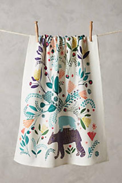 Anthropologie Saga Dishtowel