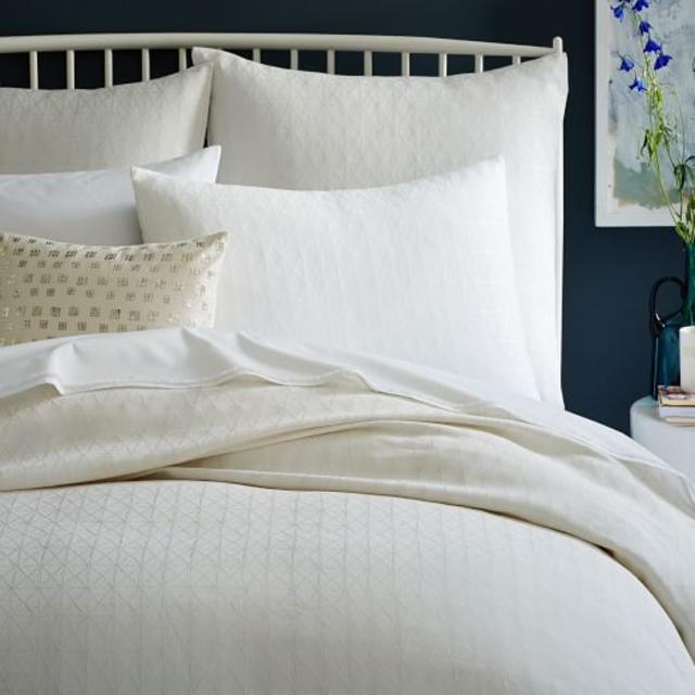West Elm Jacquard Shams