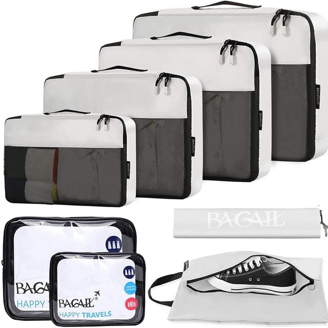 BAGAIL 6 Set / 8 Set Packing Cubes Luggage Packing Organizers for Travel Accessories