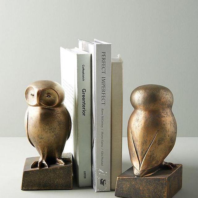 Wise Owl Book Ends