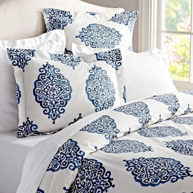 Pottery Barn - Asher Organic Standard Sham in Twilight
