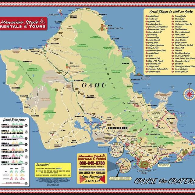 Tour of Oahu by Scooter